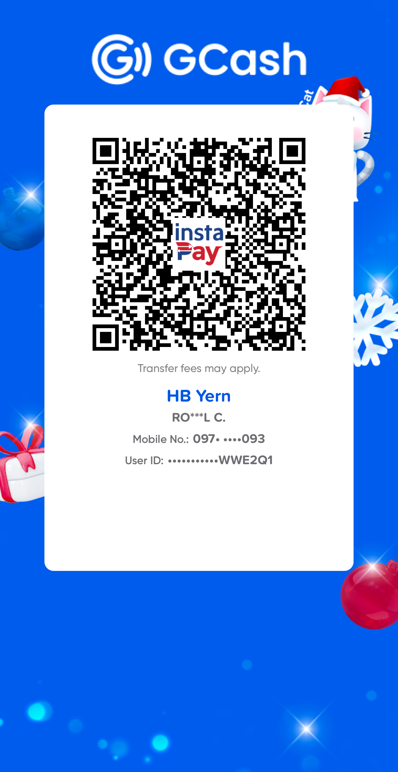 GCash payment QR code